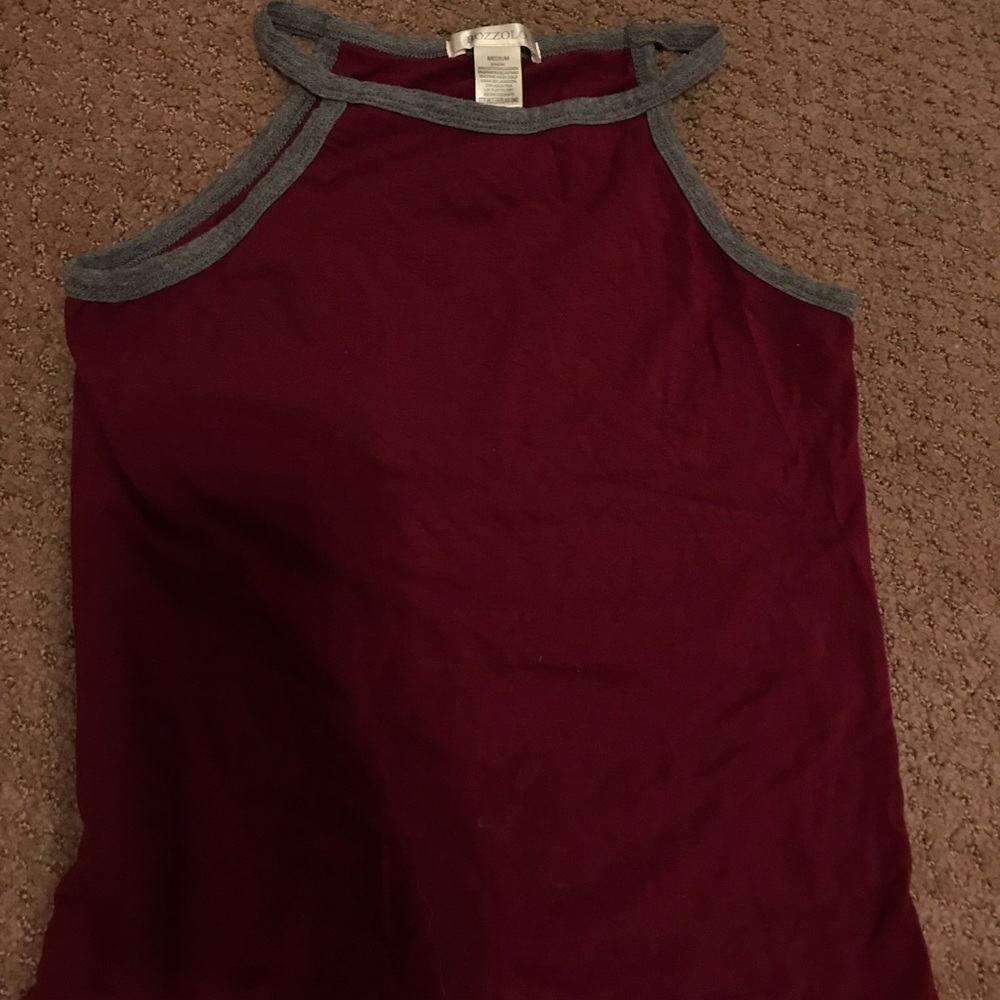 Tillys kids maroon tank top❤️